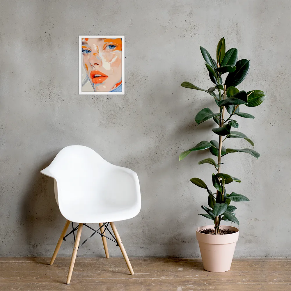 Ethereal Expressions | Poster with White Frame | 12″×16″