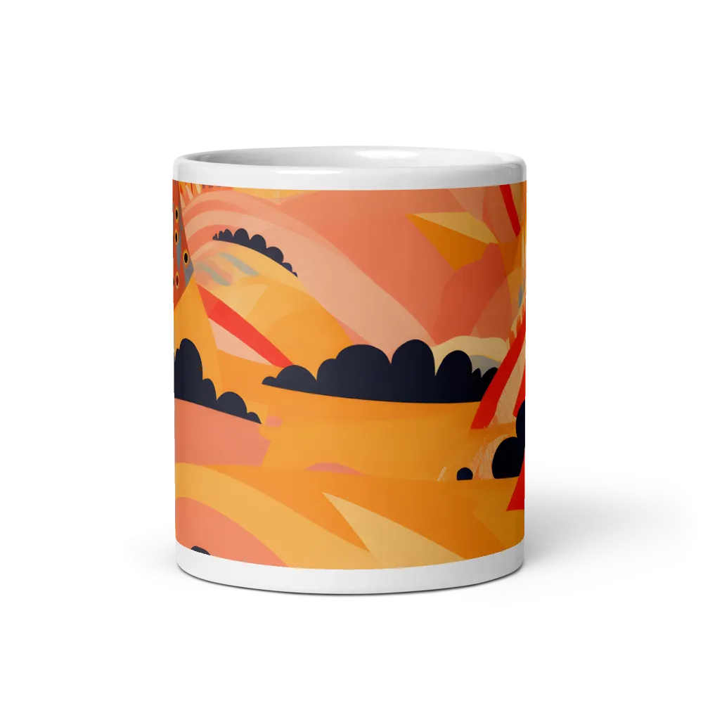 Whispers of the Abstract Horizon | Mug with White inside | 11 oz