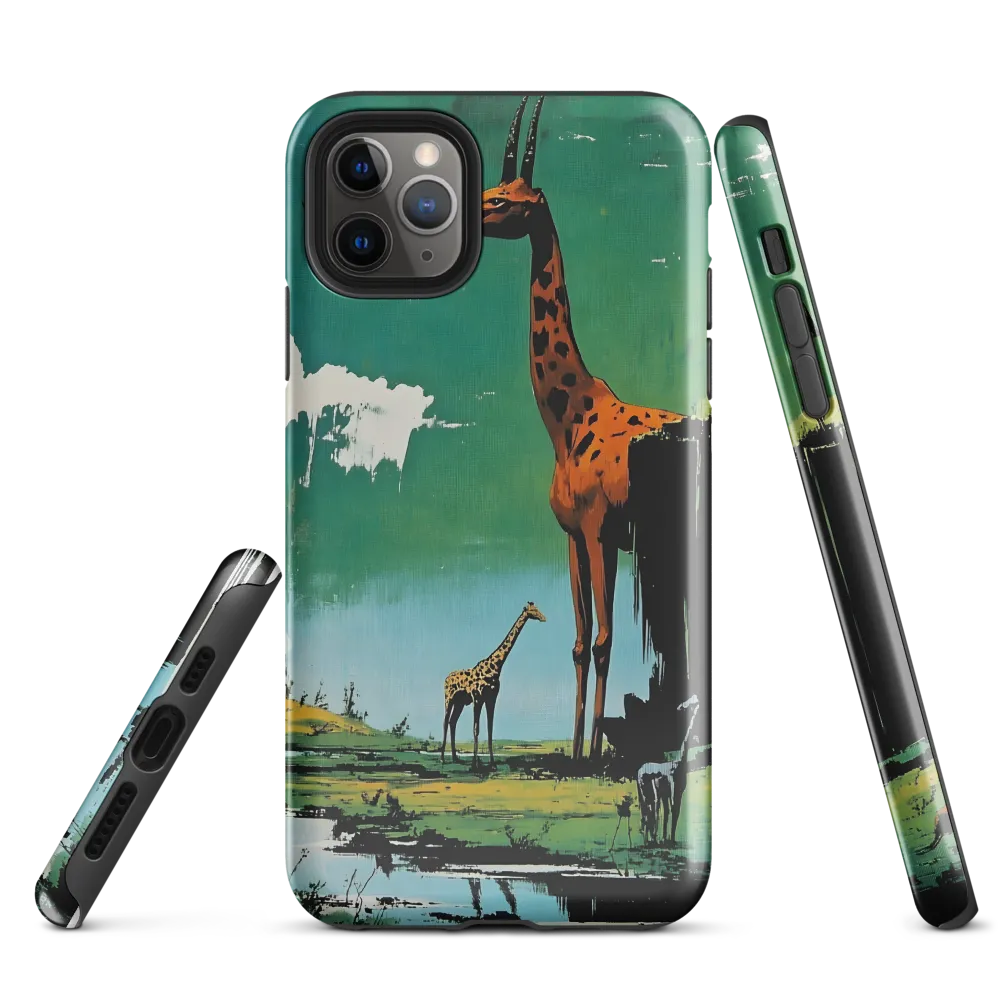 Giraffe Reverie | Phone Case |  11 Pro Max | Tough Case | Glossy