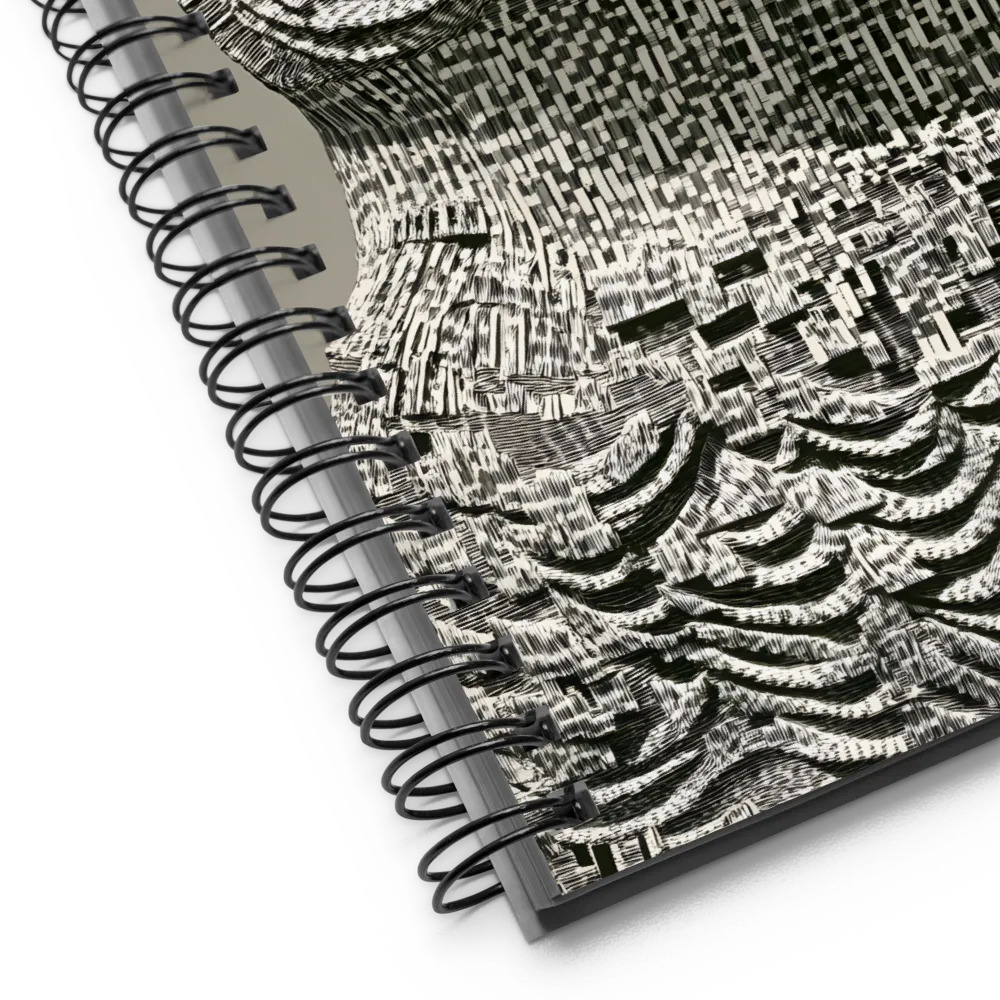 Intricate Owl of Textures | Spiral Notebook