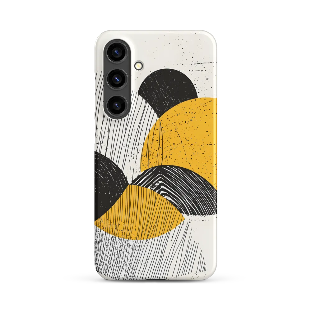 Dynamic Harmony in Black and Yellow