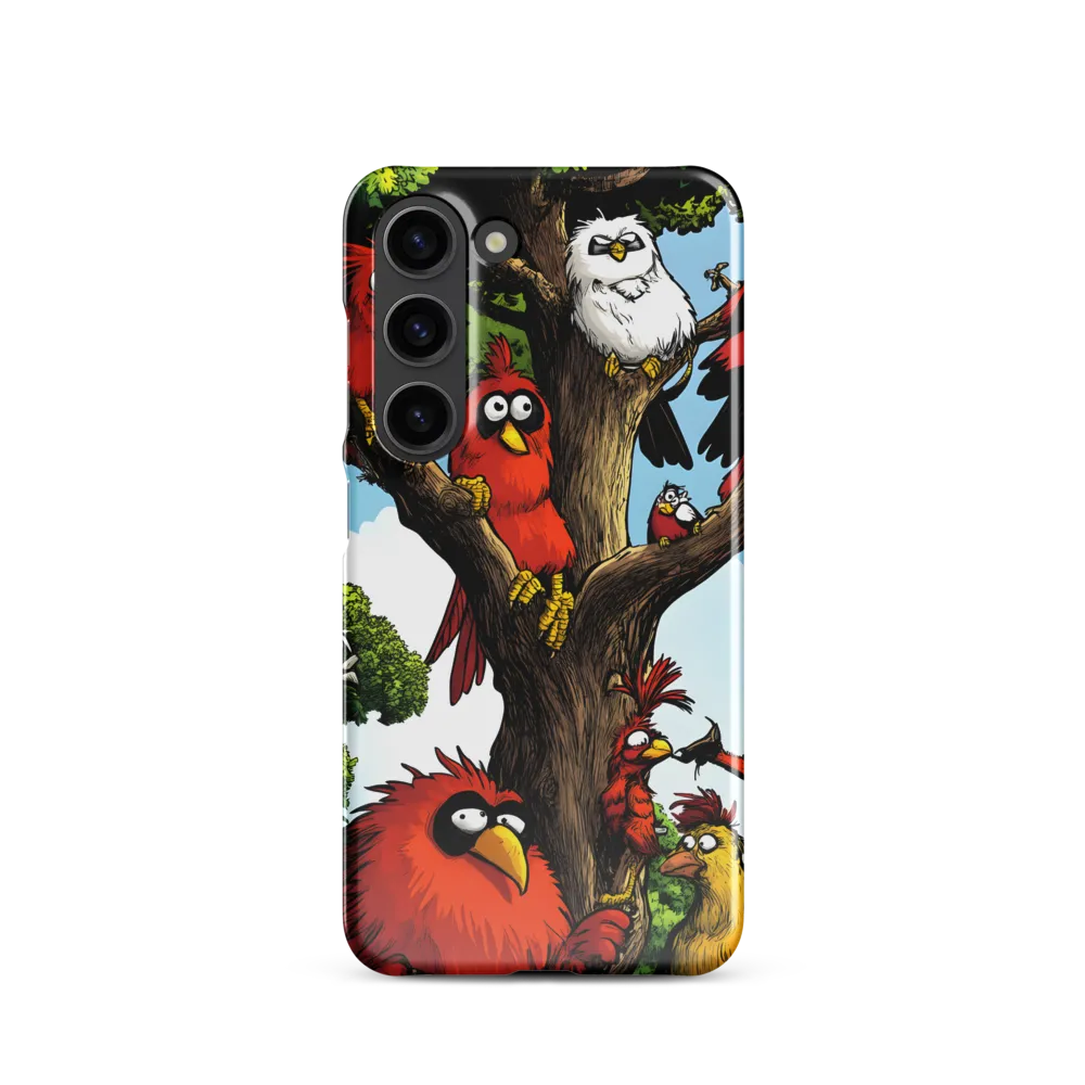 Whimsical Avian Gathering