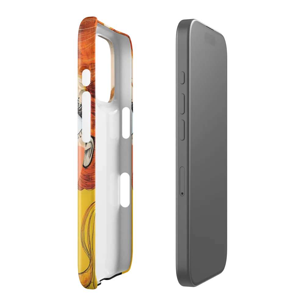 Whimsical Portrait of a Girl | Phone Case |  16 Pro | Snap Case | Glossy