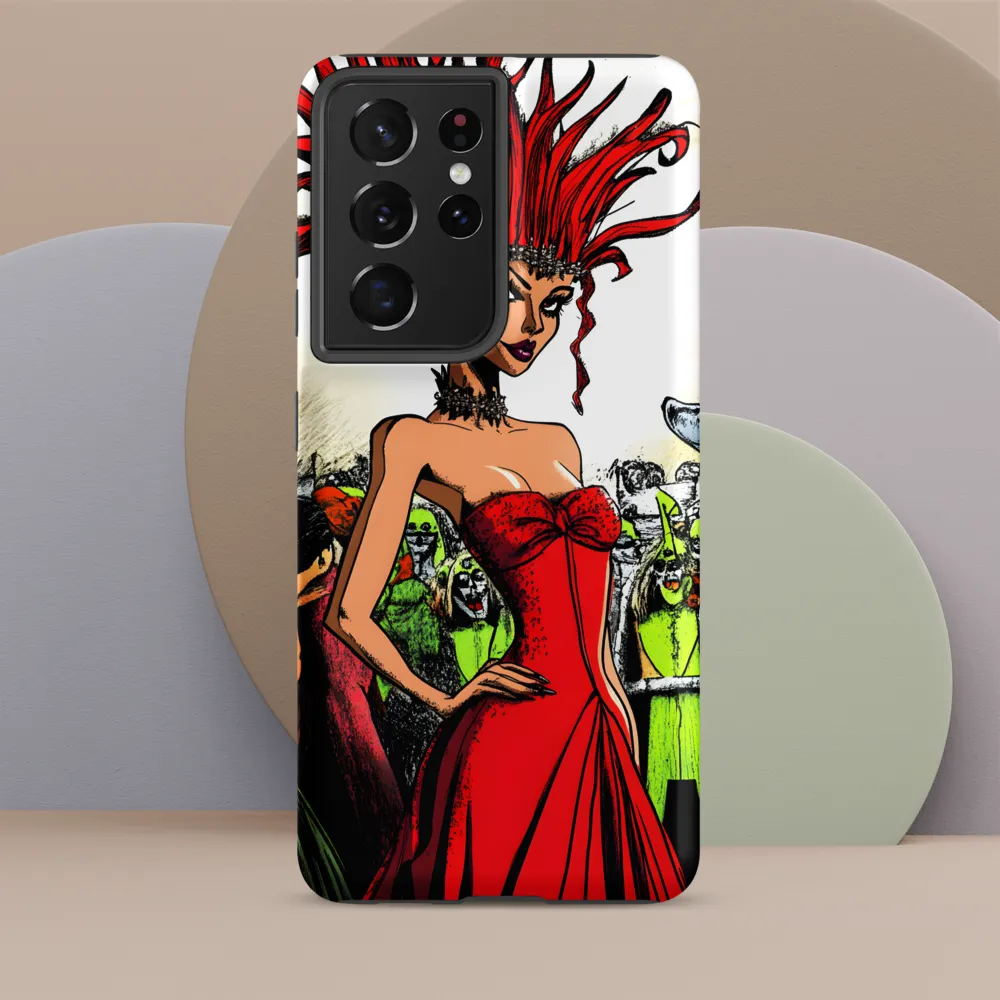 Fiery Elegance: A Fashion Statement