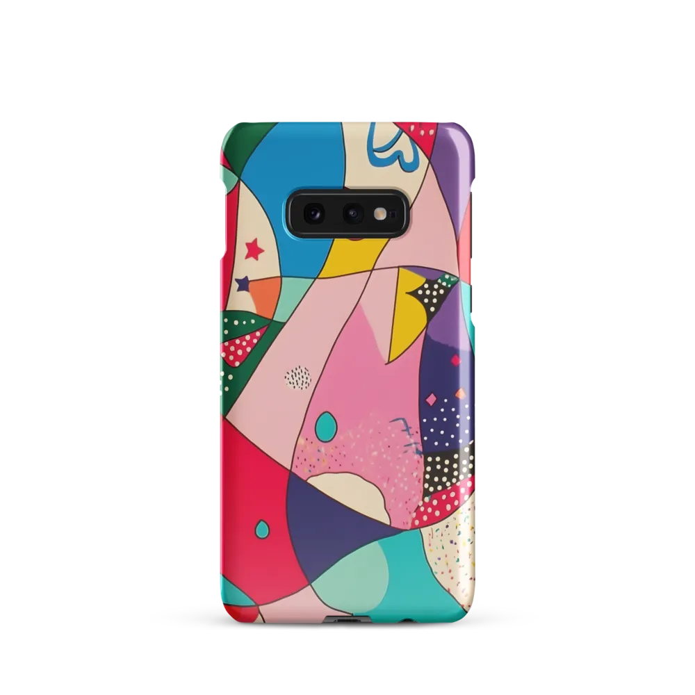 Playful Geometry in Color | Phone Case |  S10e | Snap Case | Glossy