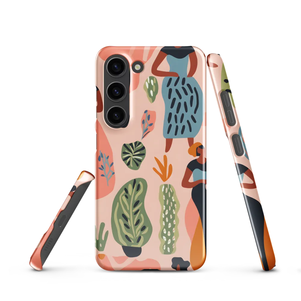Harmony of Nature and Femininity | Phone Case |  S23 | Snap Case | Glossy