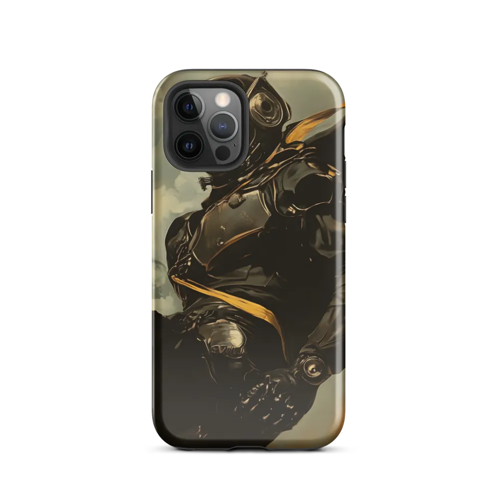 Ethereal Explorer: The Enigmatic Astronaut | Phone Case |  12 Pro | Tough Case | Glossy