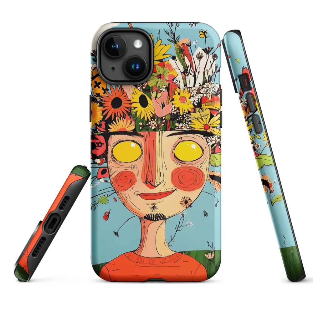 Whimsical Bloom | Phone Case |  15 Plus | Tough Case | Matte