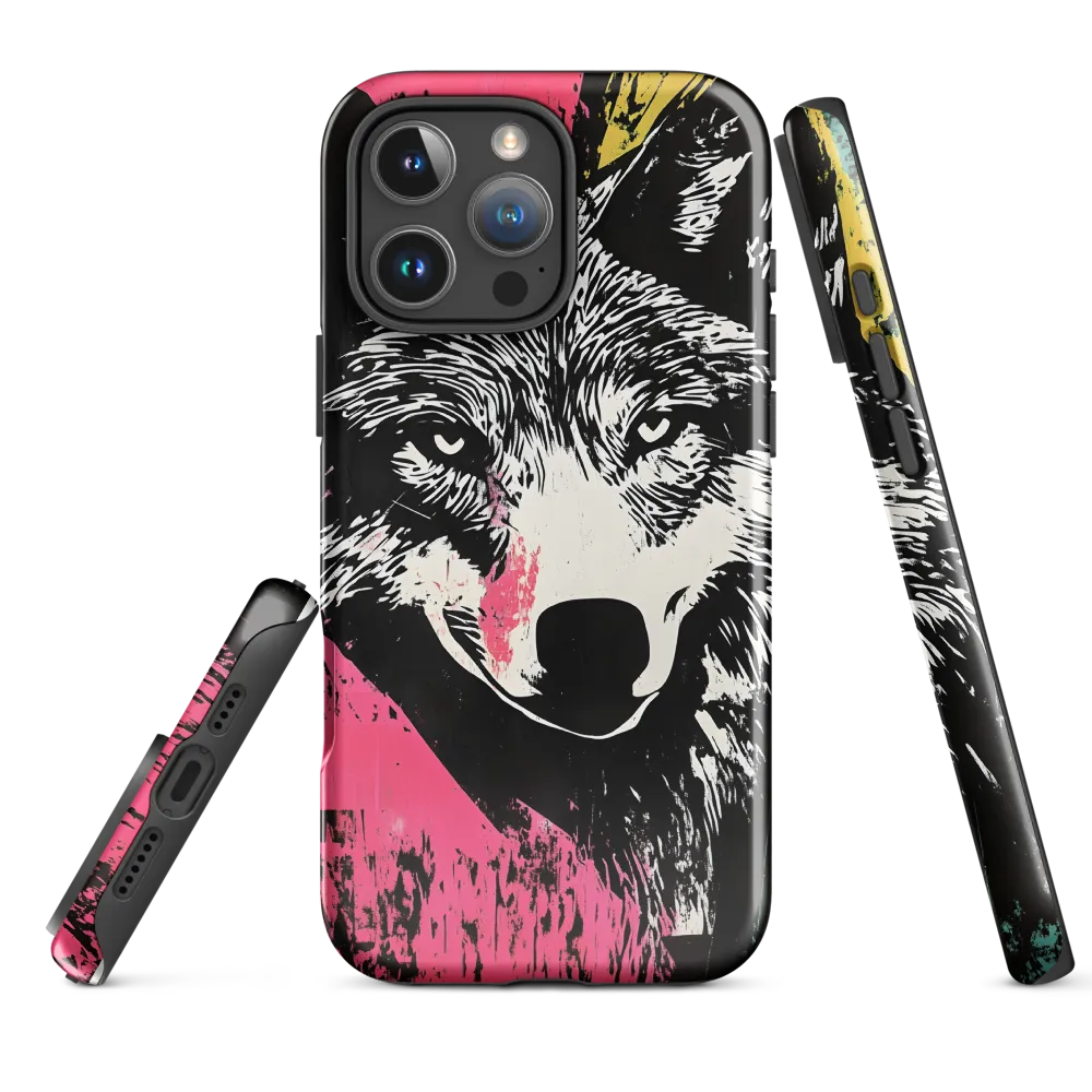 Intense Gaze of the Wolf