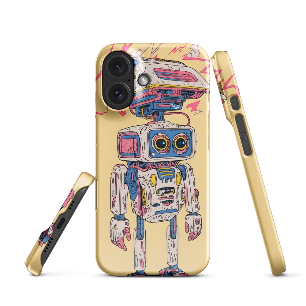 Whimsical Robot Delight | Phone Case |  16 | Snap Case | Glossy