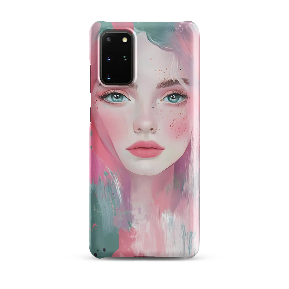 Dreamy Serenity: A Contemporary Portrait | Phone Case |  S20 Plus | Snap Case | Matte