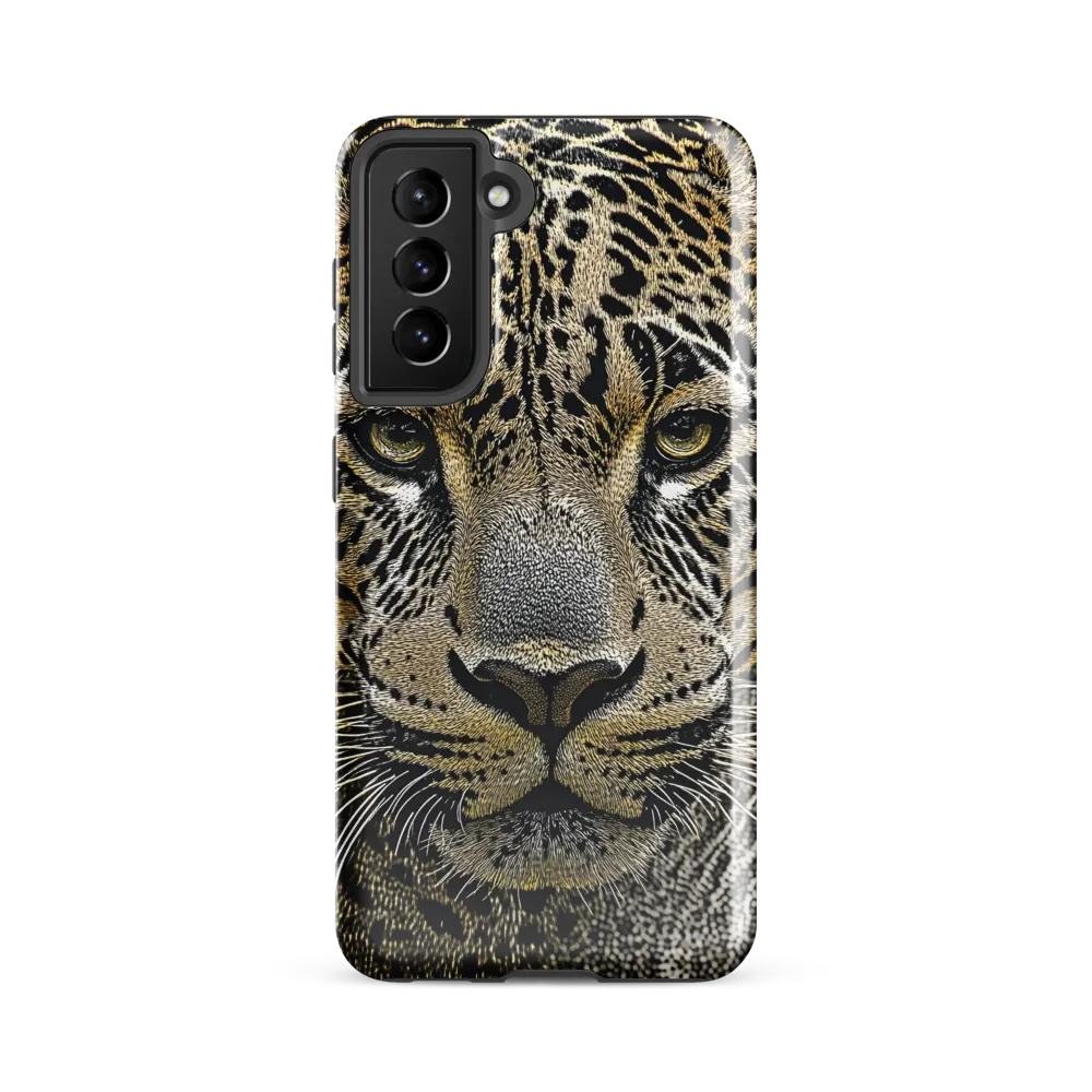 The Majestic Gaze: Portrait of a Leopard