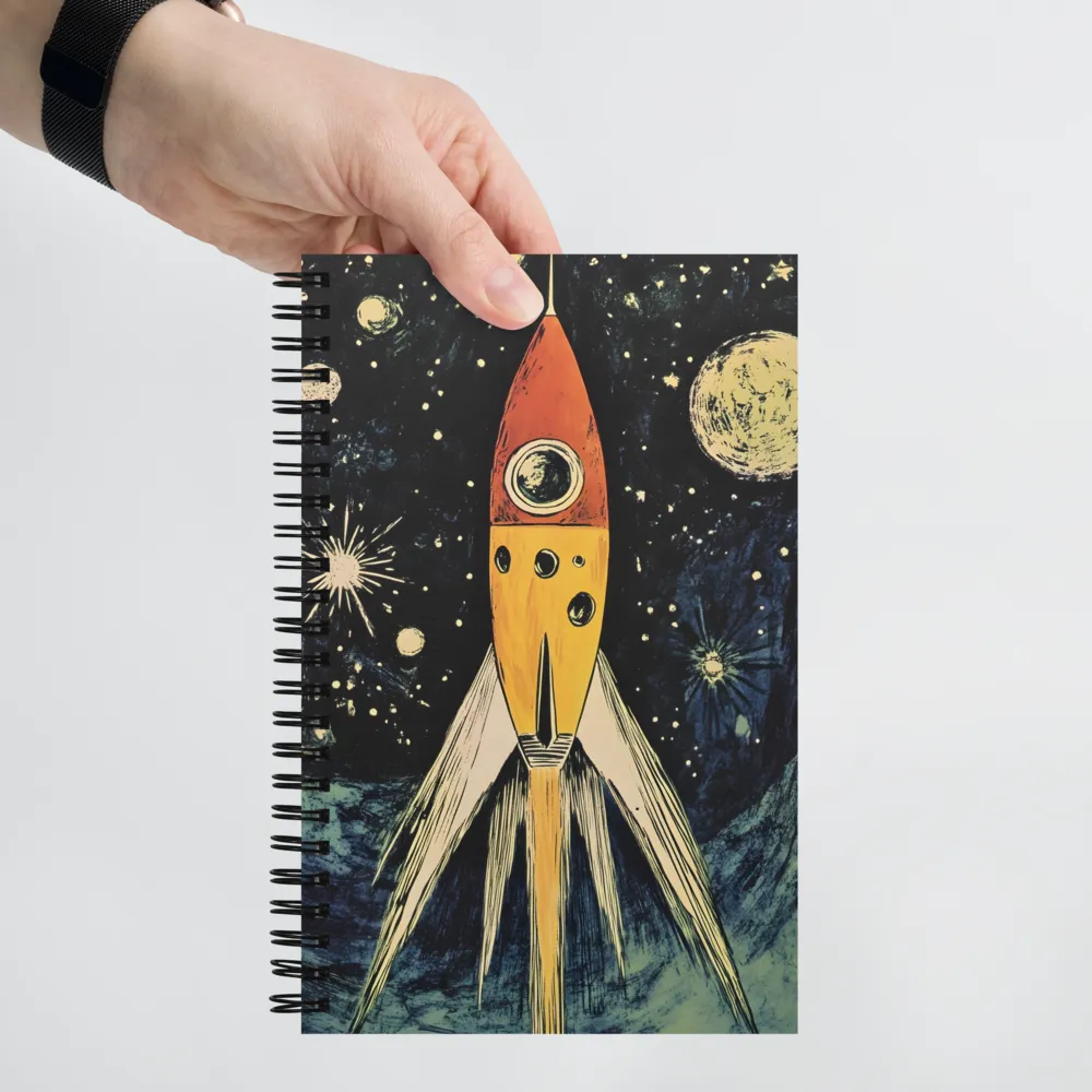 Journey into the Cosmos | Spiral Notebook