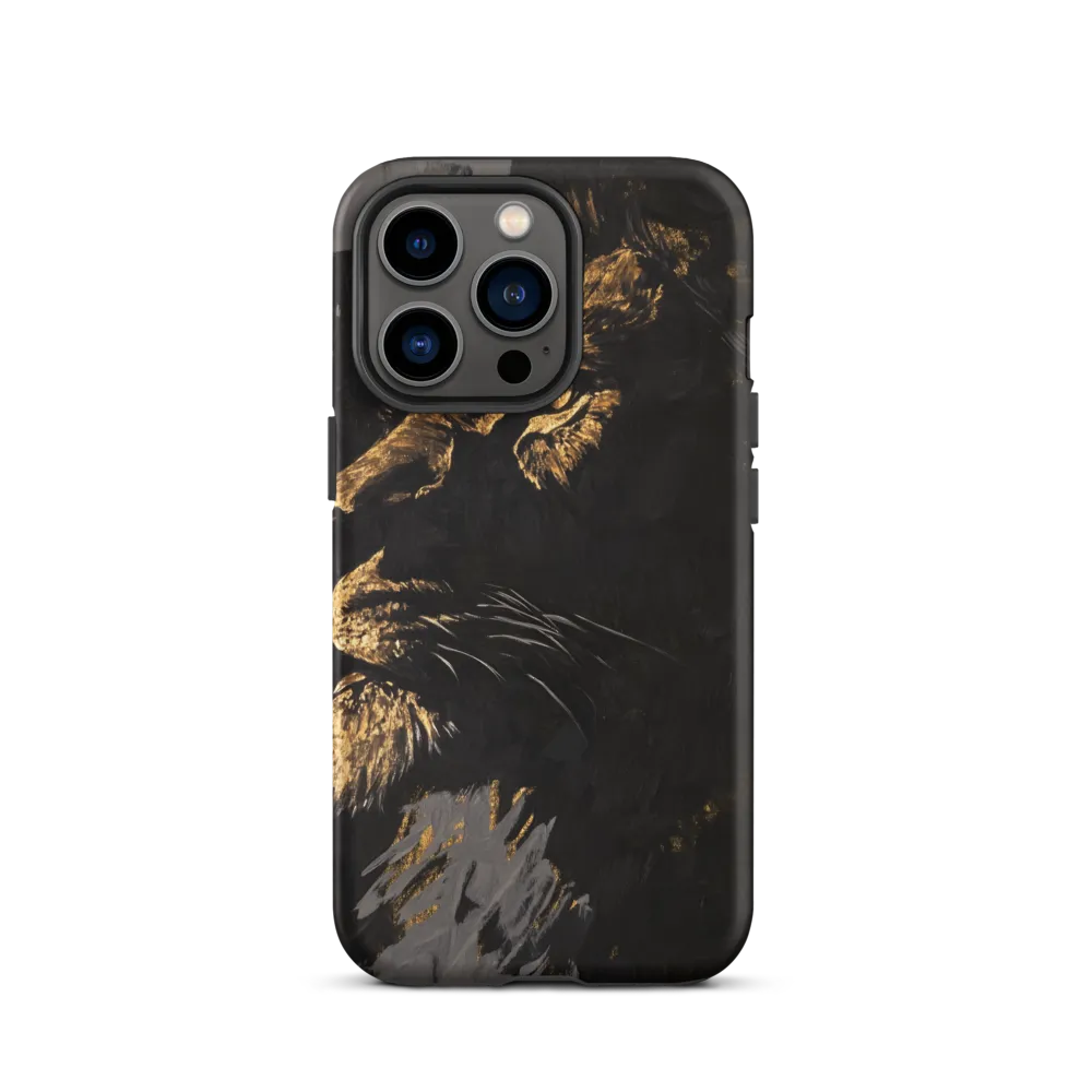 Majestic Gaze: The Golden Lion