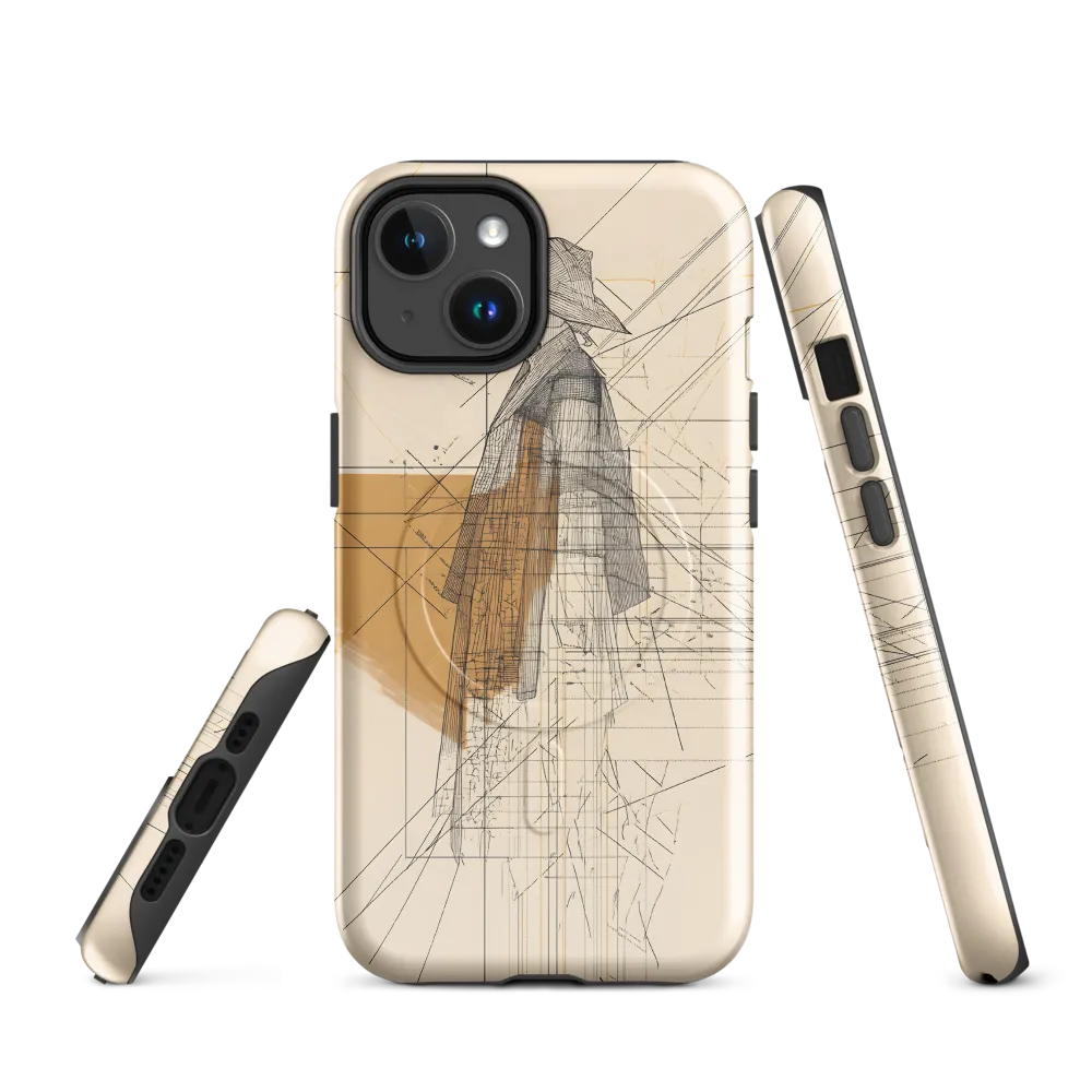 Abstract Profile: A Minimalist Exploration | Phone Case |  14 | MagSafe® Tough Case | Glossy