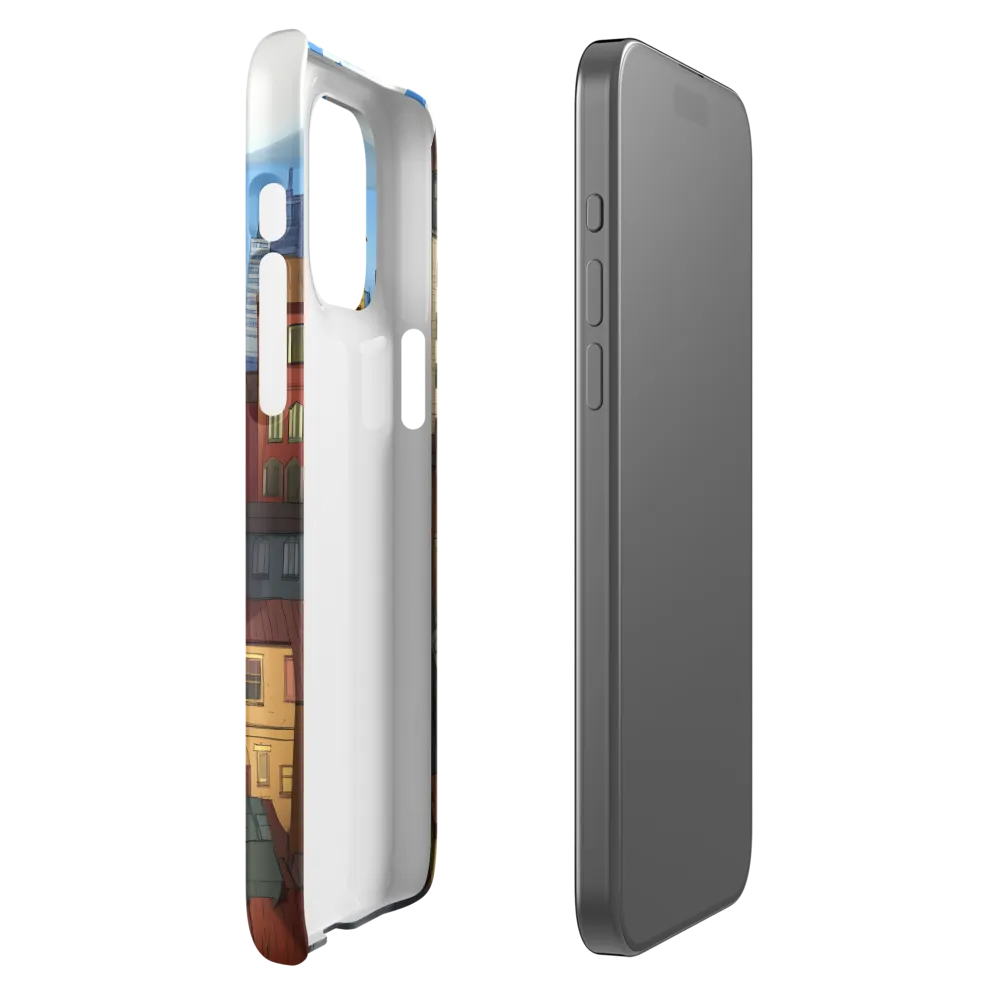 Urban Symphony: A Colorful Cityscape | Phone Case |  15 Pro Max | Snap Case | Matte