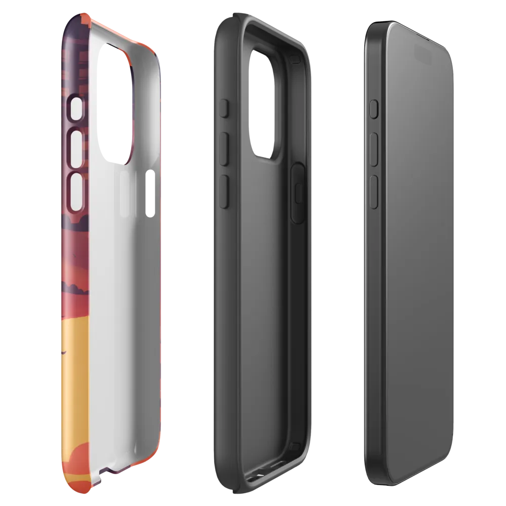 Urban Dusk: A Symphony of Cityscapes | Phone Case |  15 Pro Max | Tough Case | Glossy