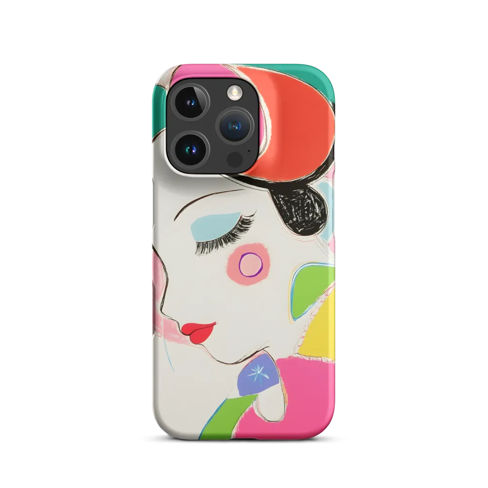 Whimsical Portrait in Colorful Abstraction