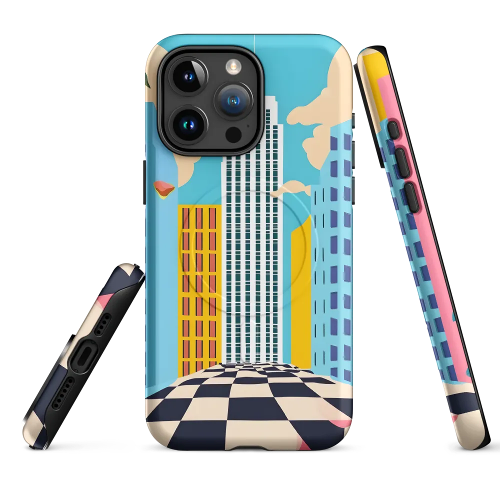 Vibrant Urban Dreamscape | Phone Case |  15 Pro Max | MagSafe® Tough Case | Matte