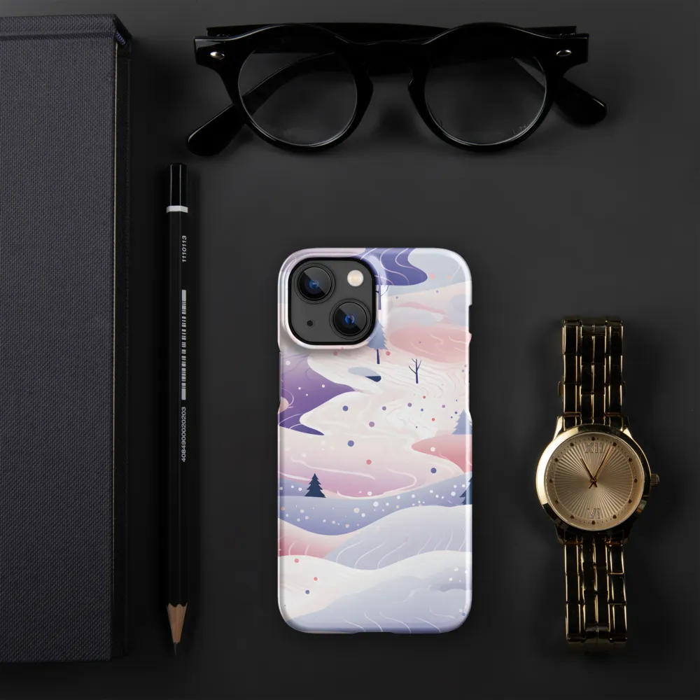 Dreamy Winter Landscape | Phone Case |  13 Mini | Snap Case | Glossy