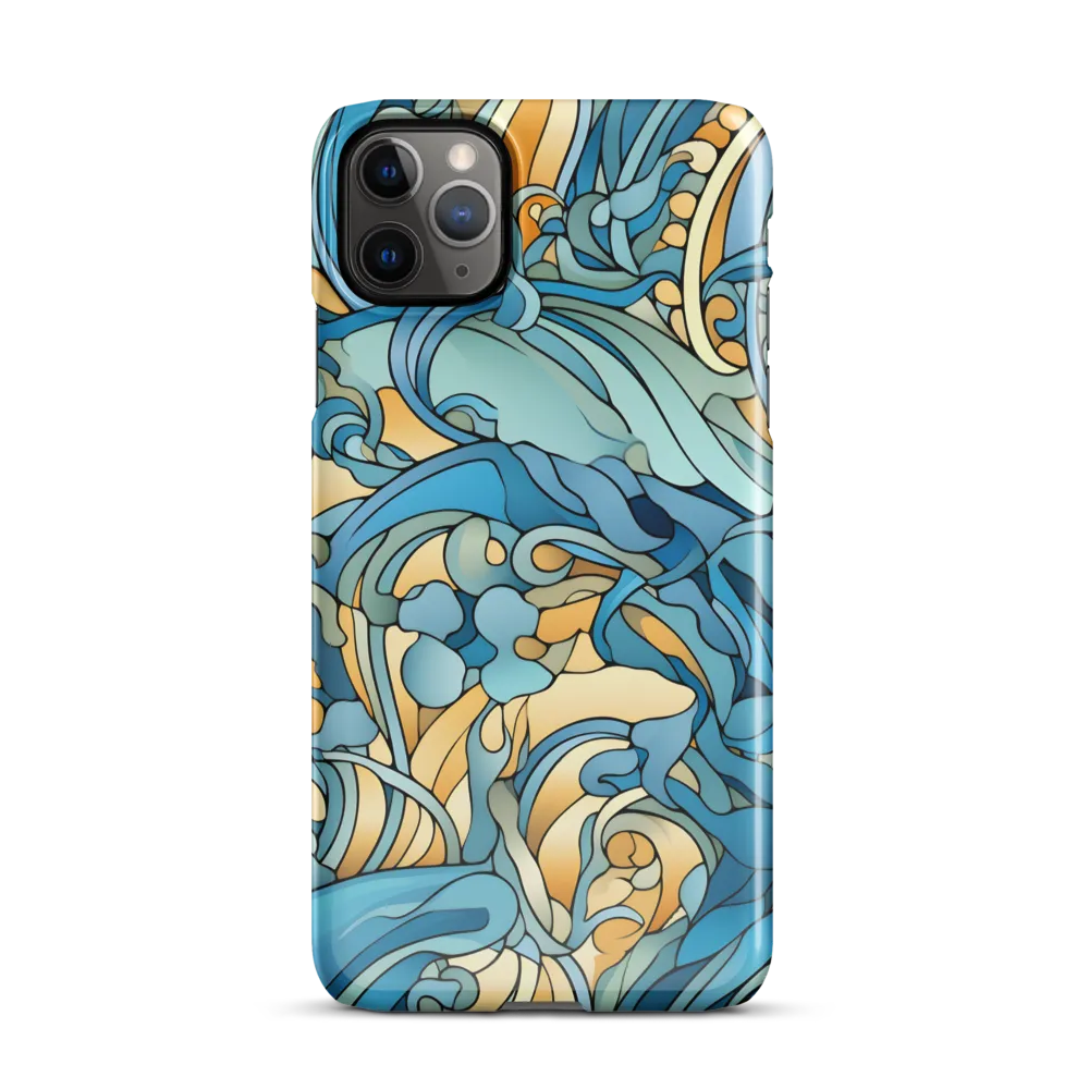 Dancing Waves of the Ocean | Phone Case |  11 Pro Max | Snap Case | Glossy