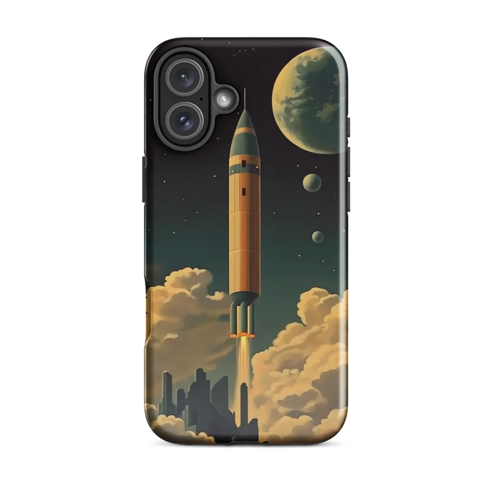 Journey Through the Cosmic Frontier | Phone Case |  16 Plus | Tough Case | Glossy