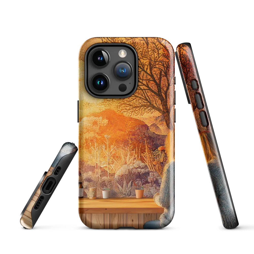 Whispers of a Golden Sunset | Phone Case |  15 Pro | Tough Case | Glossy