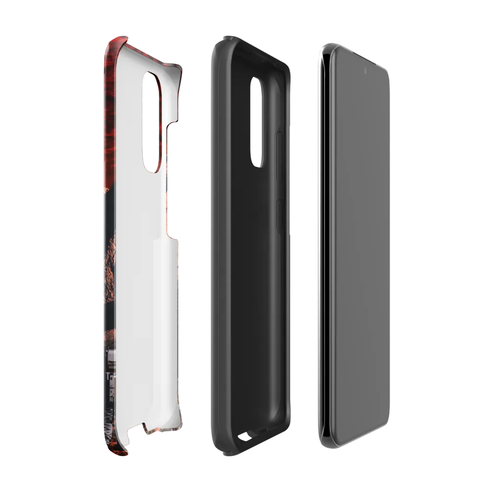 Beyond the Mountains: An Astronaut's Journey | Phone Case |  S20 | Tough Case | Glossy