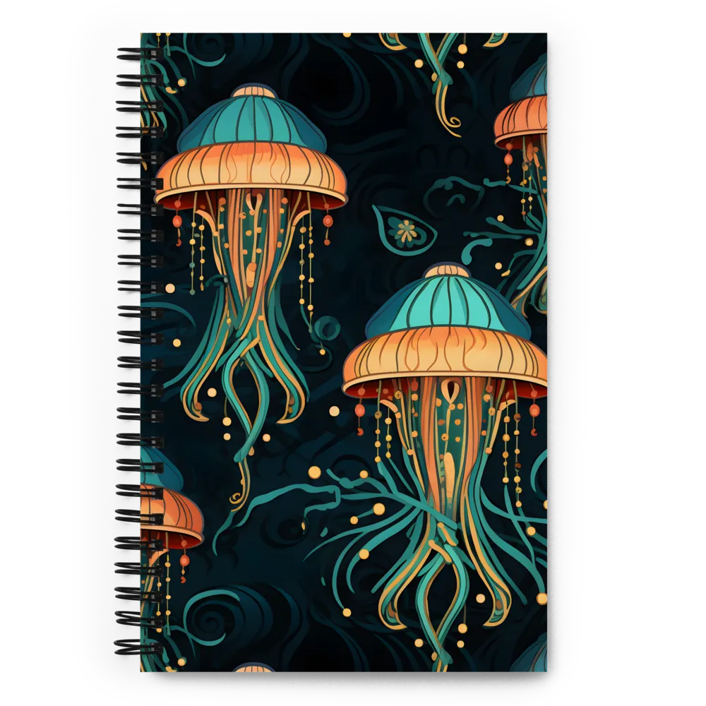 Symphony of Jellyfish | Spiral Notebook