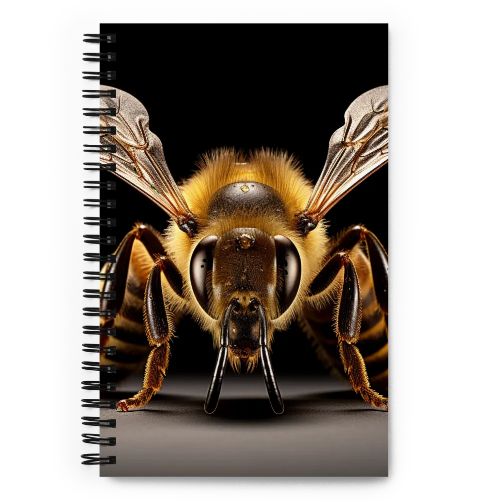 The Majesty of the Honeybee | Spiral Notebook