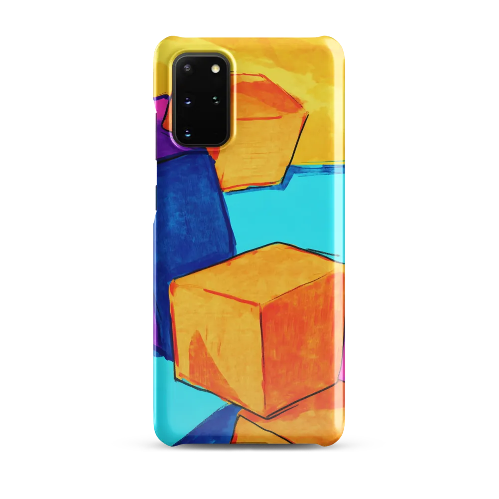 Playful Cubes in Vibrant Harmony