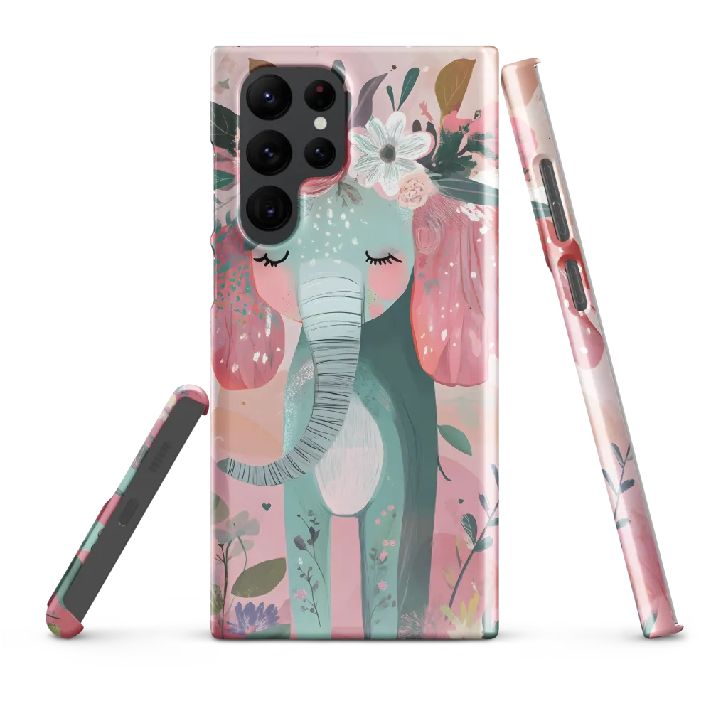Whimsical Elephant in Bloom