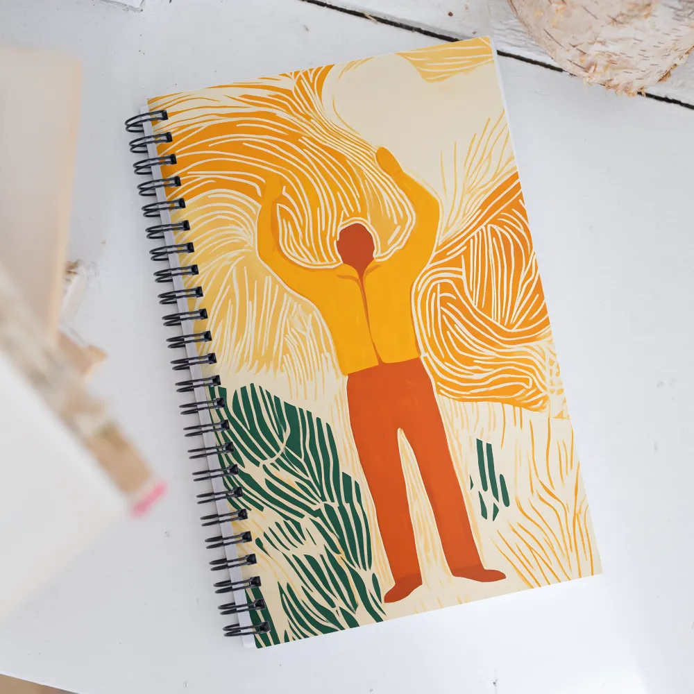 Embodying Nature's Flow | Spiral Notebook