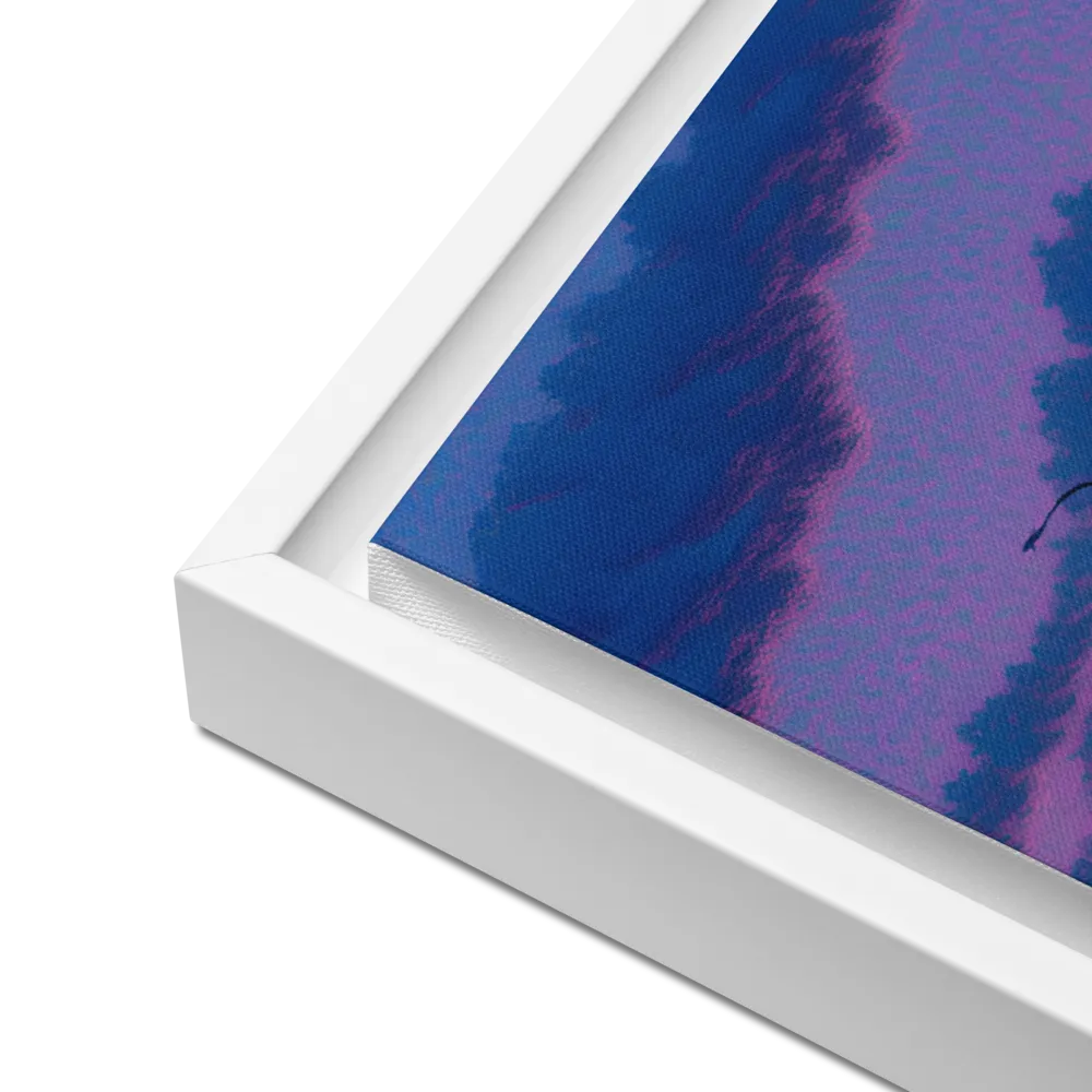 The Twilight Stroll | Canvas with White Frame | 18″×24″