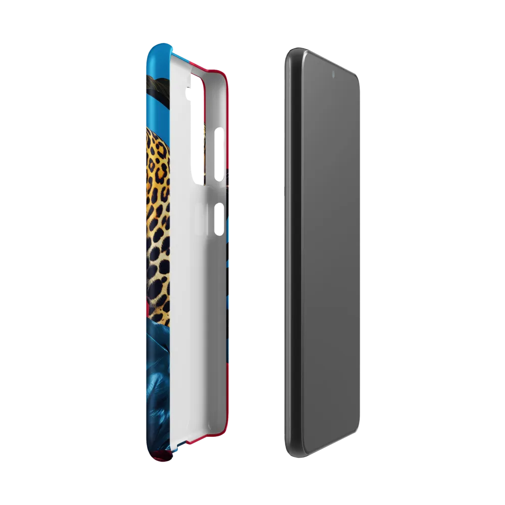 Playful Leopard in Vibrant Paradise