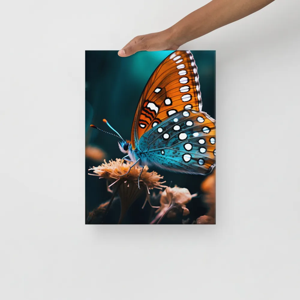Whispers of Color: The Butterfly's Embrace