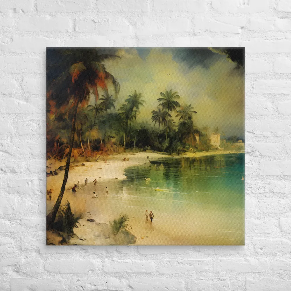 Elysian Shores at Dusk | Canvas | 32″×32″