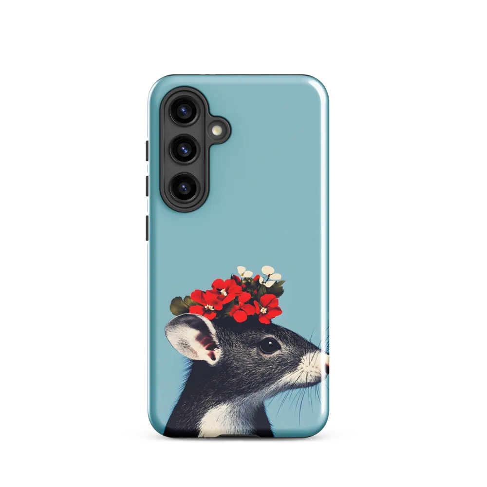 Whimsical Flora: A Mouse's Floral Crown