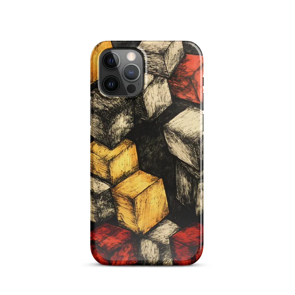 Dynamic Cubes: An Exploration in Color and Form | Phone Case |  12 Pro | Snap Case | Glossy