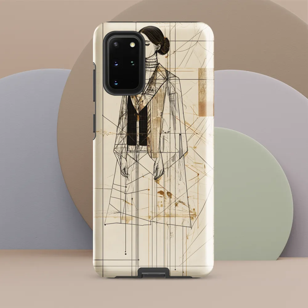 Elegance in Lines | Phone Case |  S20 Plus | Tough Case | Glossy