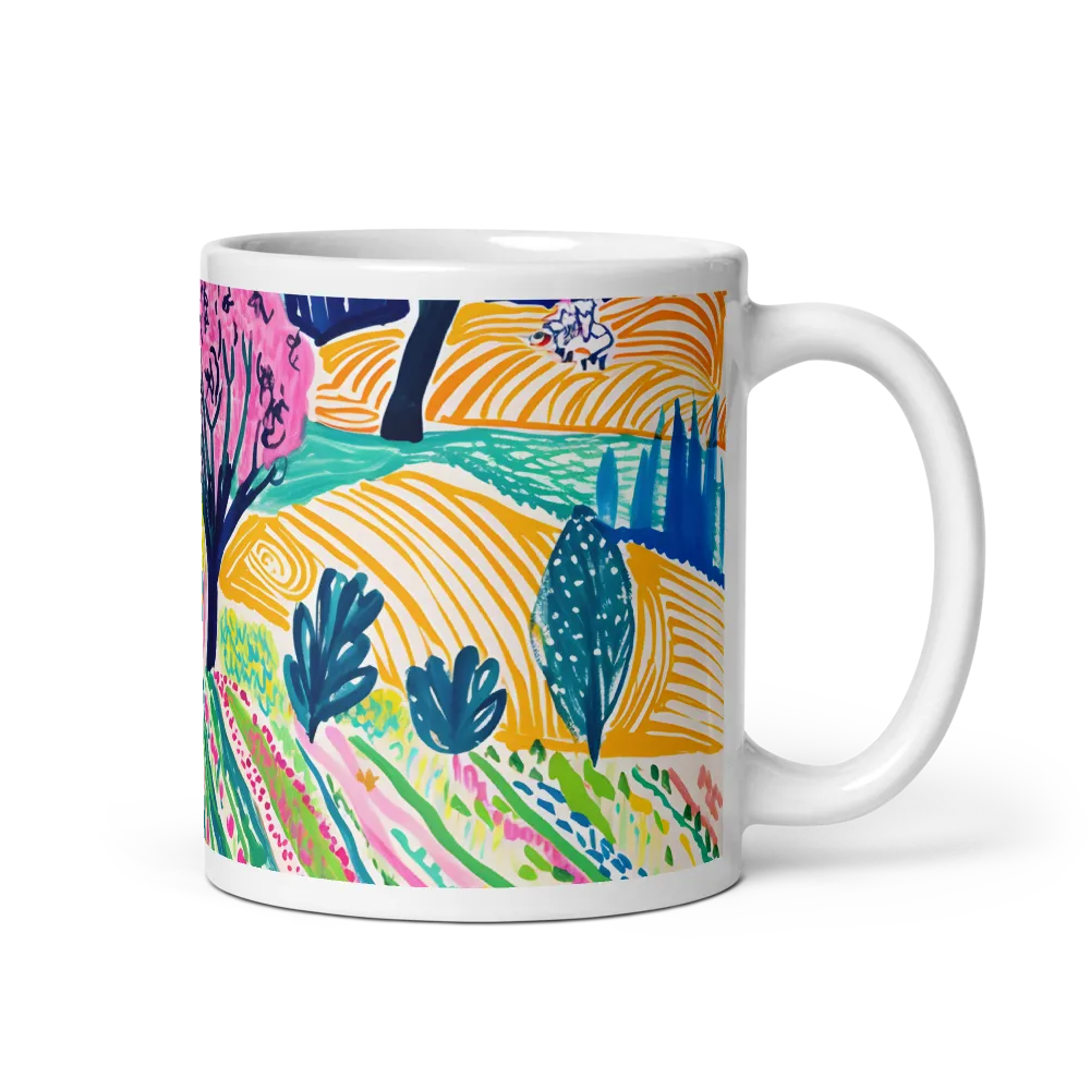 Vibrant Countryside Dreams | Mug with White inside | 11 oz