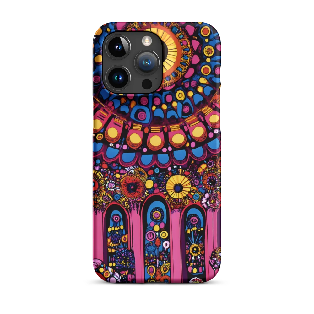 Whimsical Mandala Symphony | Phone Case |  15 Pro Max | Snap Case | Matte