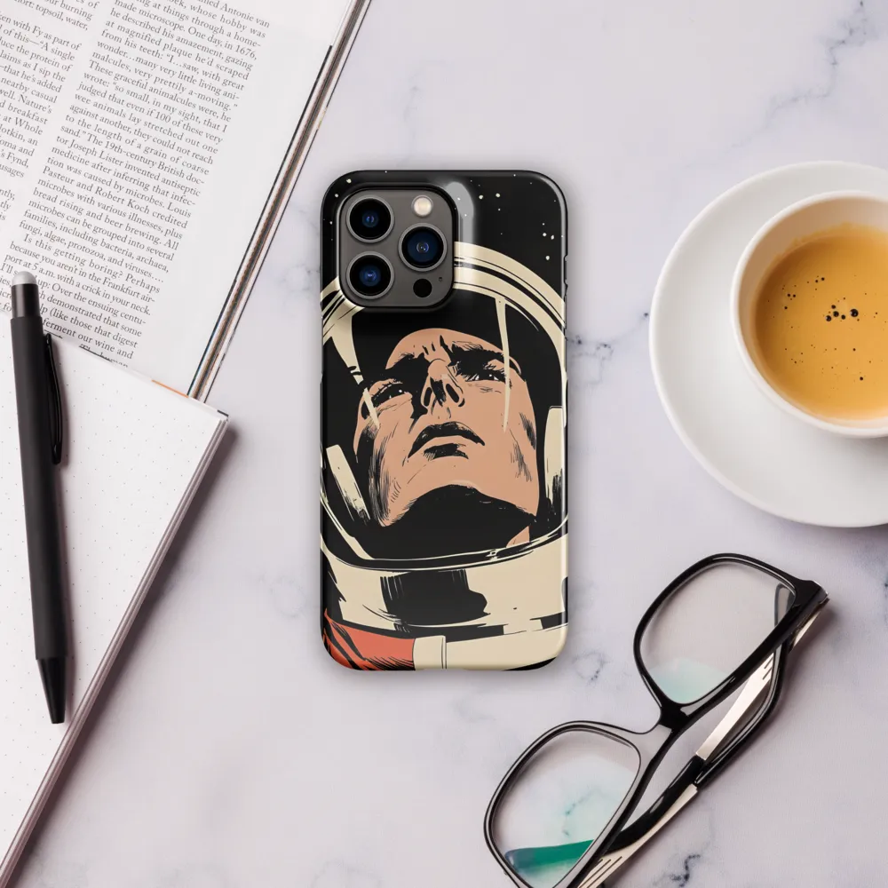 Gaze of the Astronaut | Phone Case |  14 Pro Max | Snap Case | Glossy