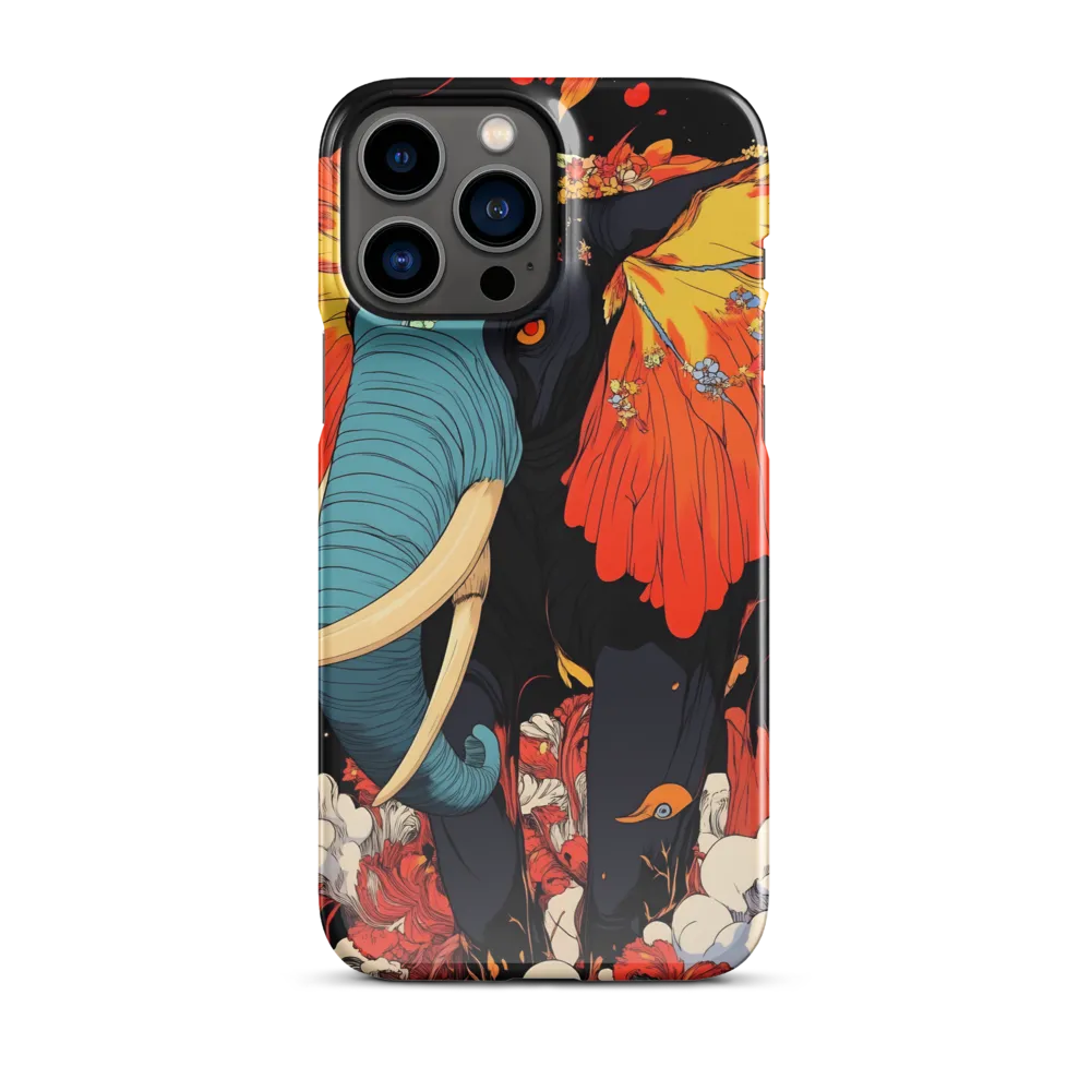 Majesty of the Floral Elephant | Phone Case |  13 Pro Max | Snap Case | Glossy