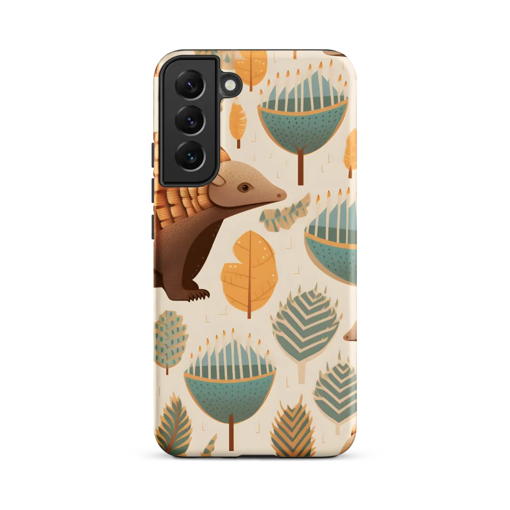 Pangolins in a Whimsical Habitat