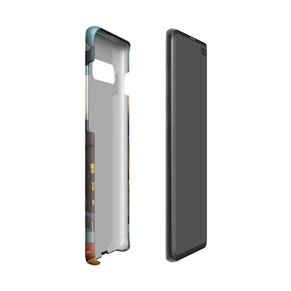 Urban Symphony: A City Awakens at Dusk | Phone Case |  S10 | Snap Case | Matte