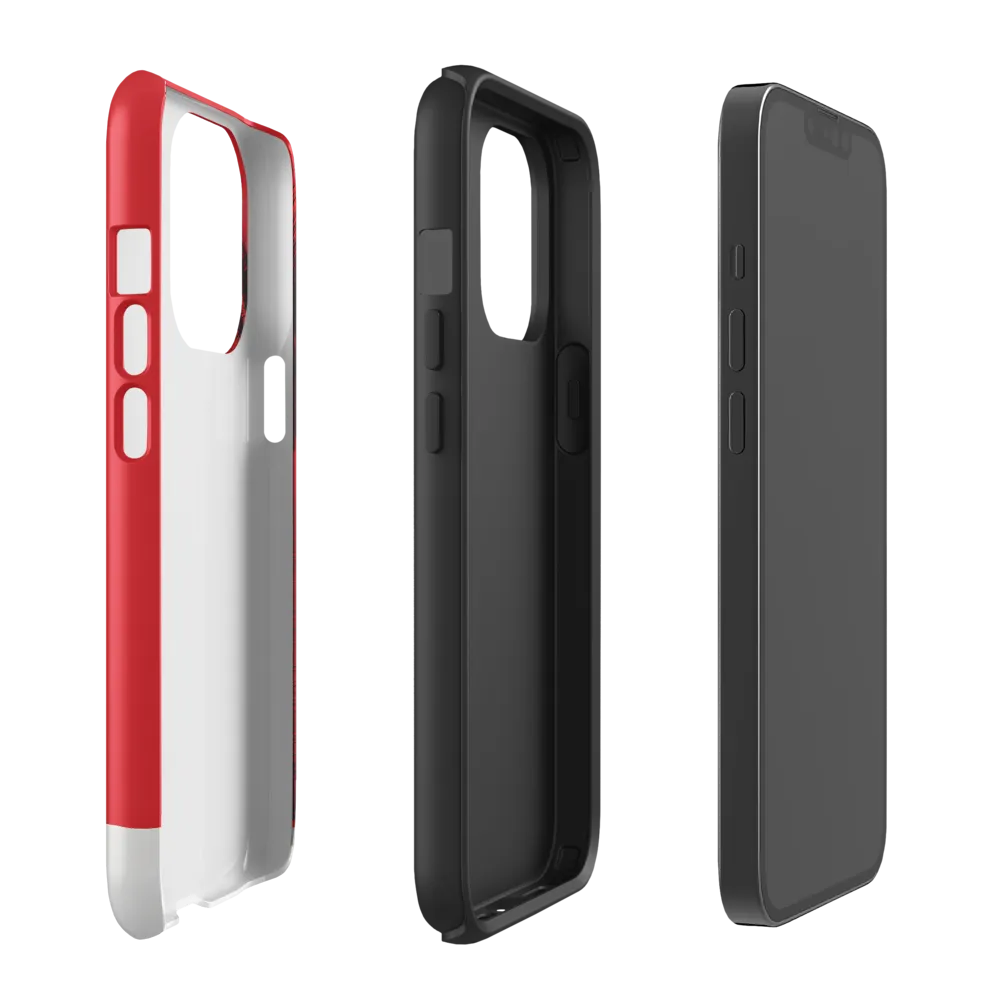 Contemplation in Red | Phone Case |  13 Pro | Tough Case | Glossy