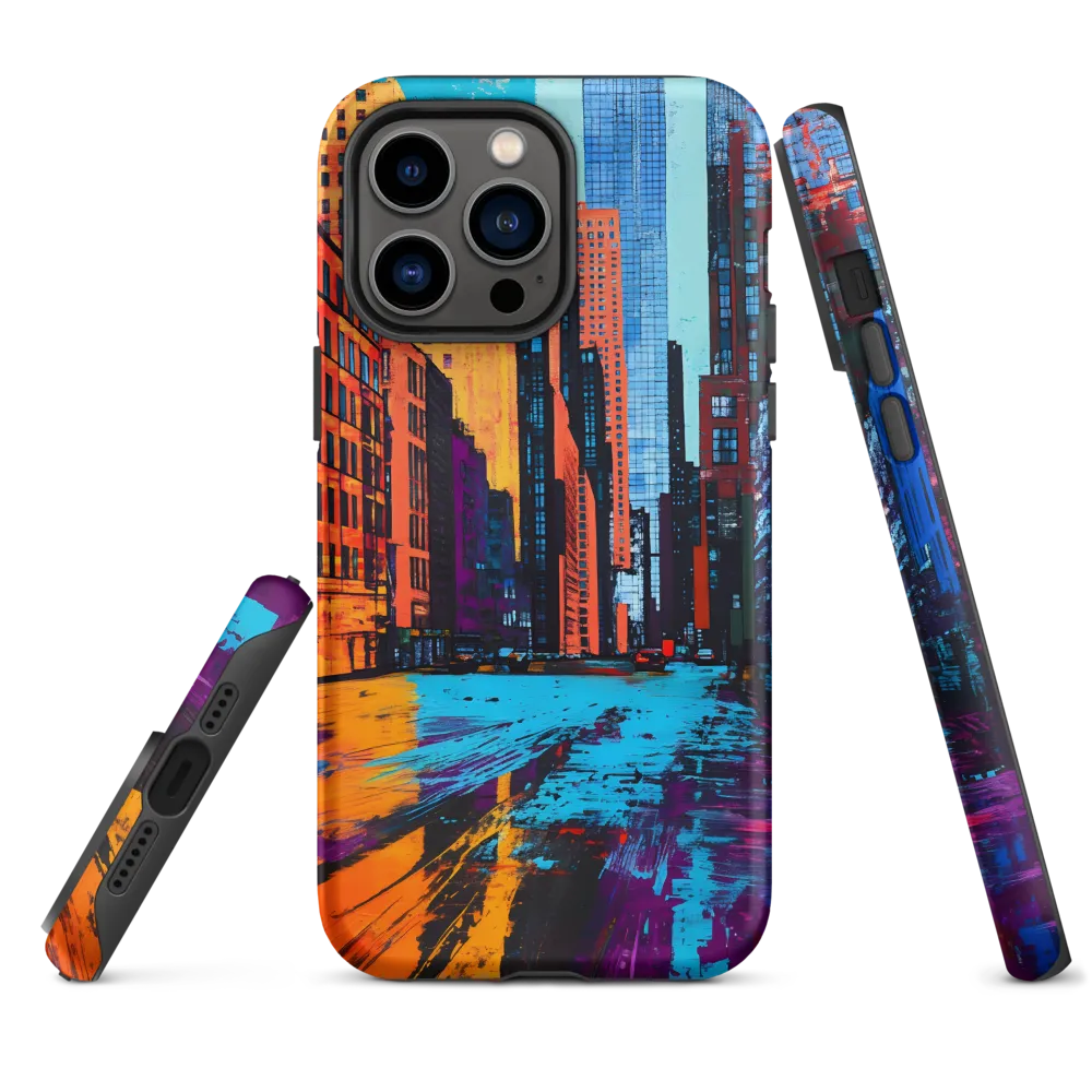 Vibrant Urban Horizons | Phone Case |  14 Pro Max | Tough Case | Matte