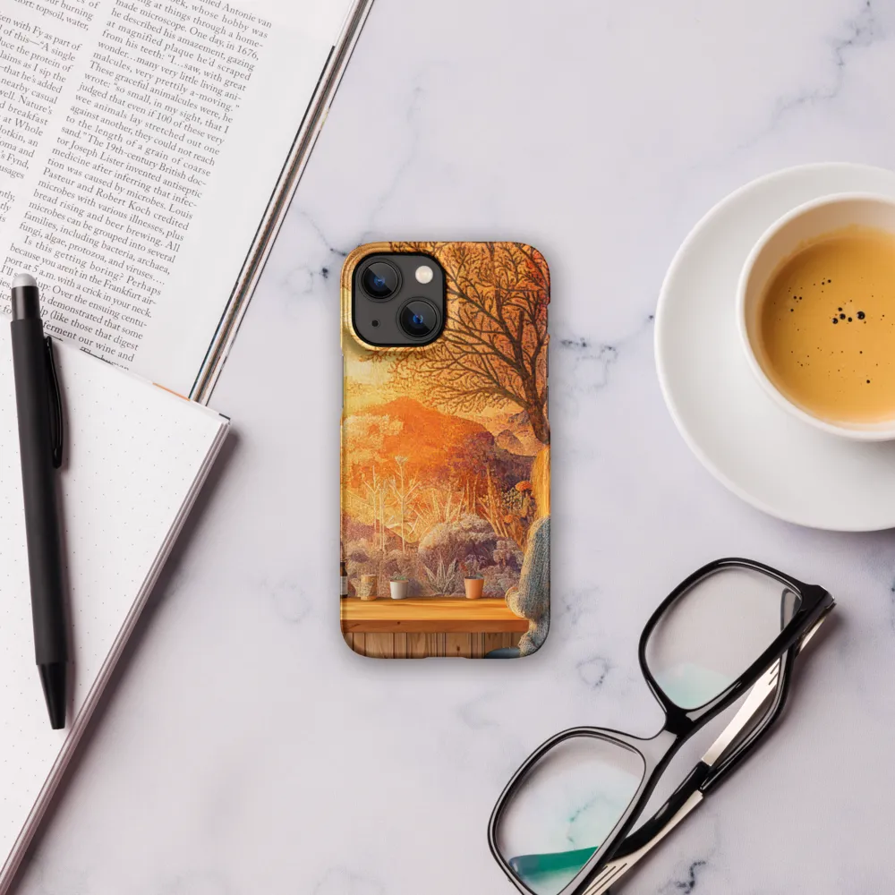 Whispers of a Golden Sunset | Phone Case |  13 Mini | Snap Case | Matte