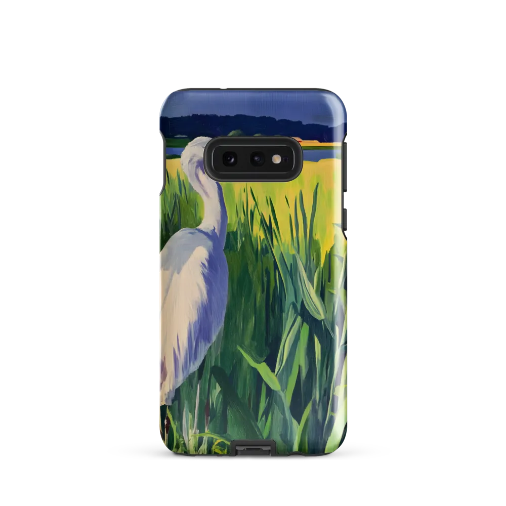 Graceful Presence: The Heron in the Meadow